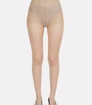Women Beige Solid Stockings